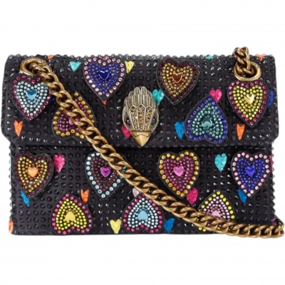 Foto van Kurt Geiger Dames Tas Zwart 5382605609 Fabric Kensington