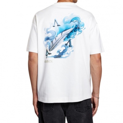 Foto van Aeden Heren T-shirt Wit A22243155/101 Raphaël Tee