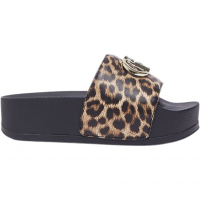 Foto van Liu Jo Dames Slipper Bruin BA6077-EX022/S19C1 Mykonos