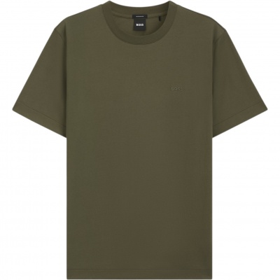 Foto van Boss Heren T-Shirt Groen 50565995/347 Thompson