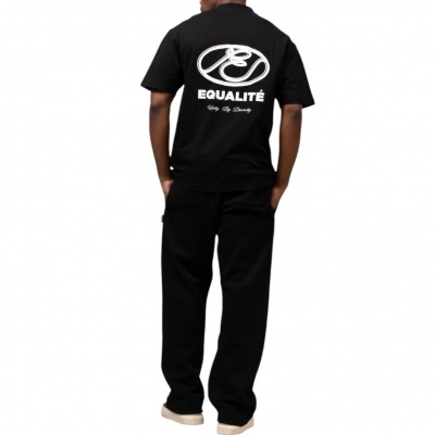 Equalite Heren T-shirt Zwart EQ.25.8.6.29/200 Arid Oversized Tee Foto van Equalite Heren T-shirt Zwart EQ.25.8.6.29/200 Arid Oversized Tee