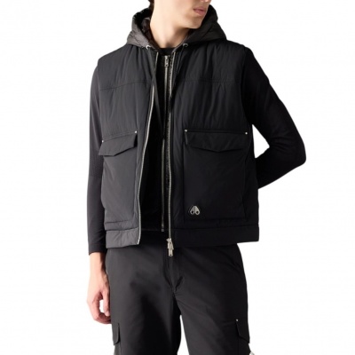 Foto van Moose Knuckles Heren Bodywarmer Zwart M35MV481/292 Brixton Vest