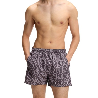 Foto van Boss Heren Korte Broek Grijs 50561228/681 Nalu