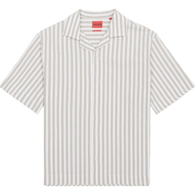 Foto van Boss Heren Overhemd Bruin 50561107/238 Espino