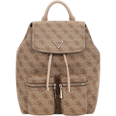 Foto van Guess Dames Tas Bruin HWSG7118310/Ltl Manhattan Ii Flap Backpack