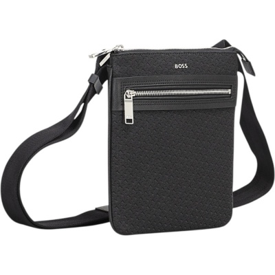 Foto van Boss Heren Tas Zwart 50563717/002 Daxter Mp Envelope