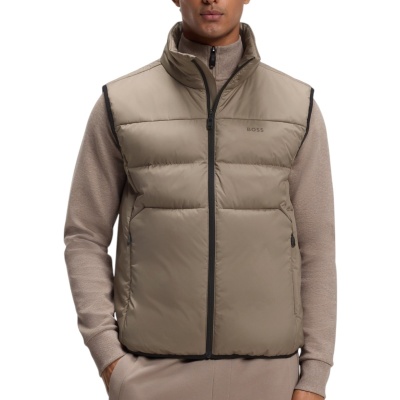 Foto van Boss Heren Bodywarmer Groen 50565207/334 Urbanex Puffer V