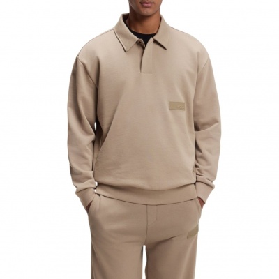 Foto van Boss Heren Polo Groen 50564114/334 Placket