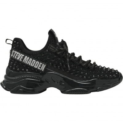 Foto van Steve Madden Dames Sneakers Zwart SM11005785/001 Mandalay-E