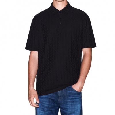 Foto van Armani Exchange Heren Polo Zwart XM001292-AF10337/UC001