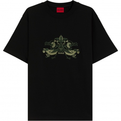 Foto van Boss Heren T-Shirt Zwart 50544543/001 Denrith