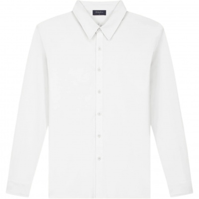 Foto van Tria d'Oro Heren Overhemd Wit BLSP/White Buttoned