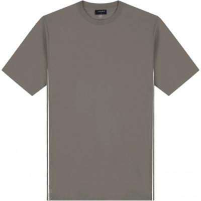 Foto van Tria D'Oro Heren T-shirt Bruin TRTP/TAU Travel T-Shirt Piped