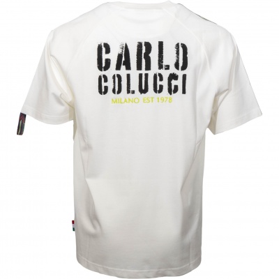 Foto van Carlo Colucci Heren T-shirt Wit C3544/59