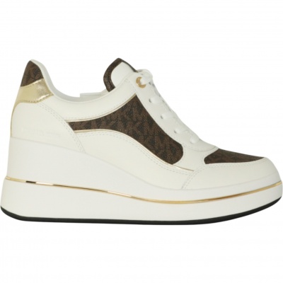 Foto van Michael Kors Dames Sneaker Wit 43F5EMFS4L/200 Emmy