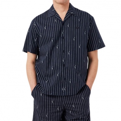 Lacoste Heren Overhemd Zwart CH2343/IY8 Woven Shirt Foto van Lacoste Heren Overhemd Zwart CH2343/IY8 Woven Shirt