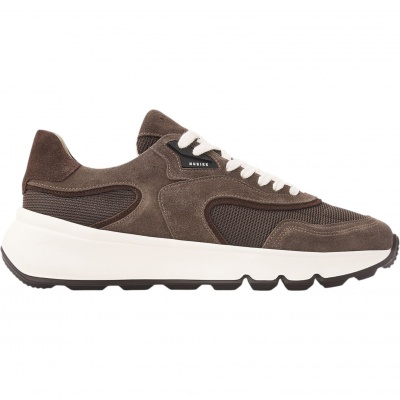 Foto van Nubikk Heren Sneakers Bruin 21091600/18S Luca Noa