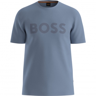 Foto van Boss Heren T-Shirt Blauw 50481923/470 Thinking