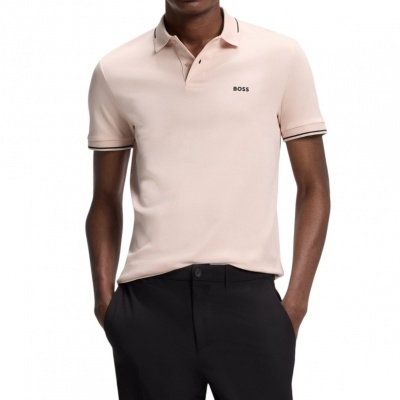 Foto van Boss Heren Polo Oranje 50564688/835 Network Paule