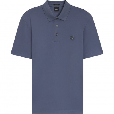 Foto van Boss Heren Polo Blauw 50555829/466 C Parris