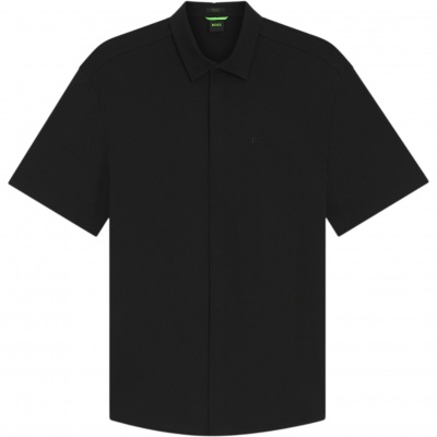 Foto van Boss Heren Overhemd Zwart 50565855/001 GOC Swing S