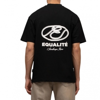 Equalite Heren T-shirt Zwart EQ.25.1.6.12/200 Arid Oversized Tee Foto van Equalite Heren T-shirt Zwart EQ.25.1.6.12/200 Arid Oversized Tee