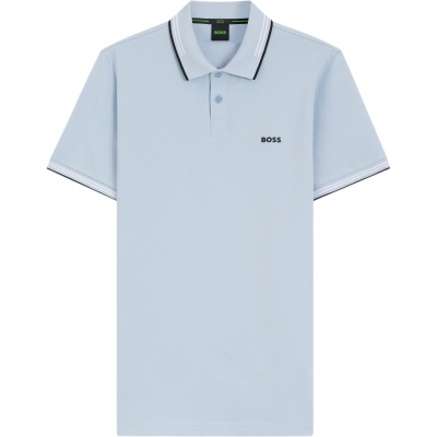 Foto van Boss Heren Polo Blauw 50506193/460 Paul