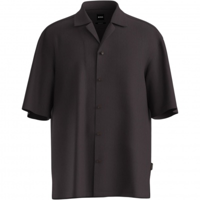 Foto van Boss Heren Overhemd Bruin 50561449/207 P Lars Camp