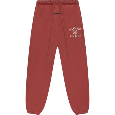 Foto van Fear Of God Heren Broek Rood FW25/CRI Fleece Pants