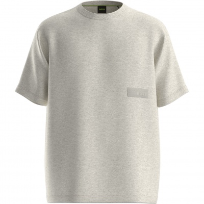 Foto van Boss Heren T-shirt Bruin 50564097/137 Structure