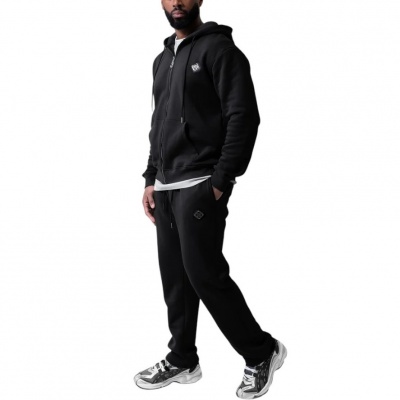 Foto van Xplct Heren Trainingspak Zwart XPL-2508-23/10 Plate tracksuit