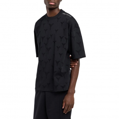 Carlo Colucci Heren T-Shirt Zwart C3576/20G Foto van Carlo Colucci Heren T-Shirt Zwart C3576/20G