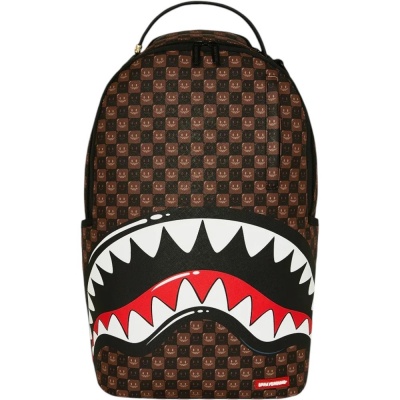 Foto van Sprayground Heren Tas Bruin 910B8634 Sharks in Paris WTF Bubble