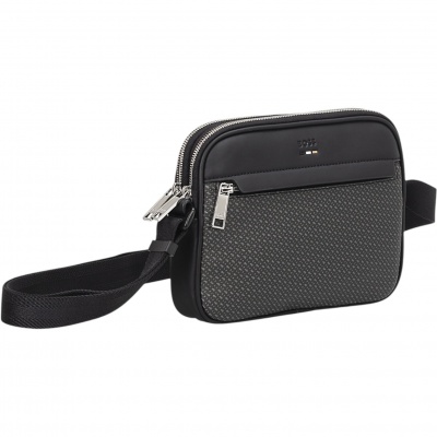 Foto van Boss Heren Tas Zwart 50558196/001 Ray Mn Double Ew