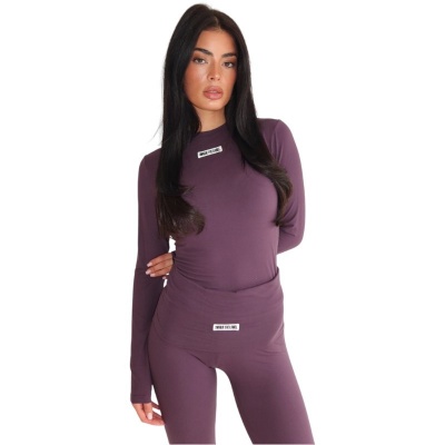 Foto van Unique The Label Dames T-shirt Paars 2510-01/DB Nena