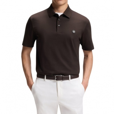 Foto van Boss Heren Polo Bruin 50555829/207 C Parris