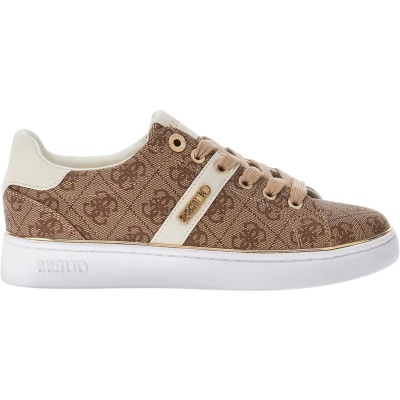 Foto van Guess Dames Sneaker Bruin FLFBTZFAL12/BEI Britz