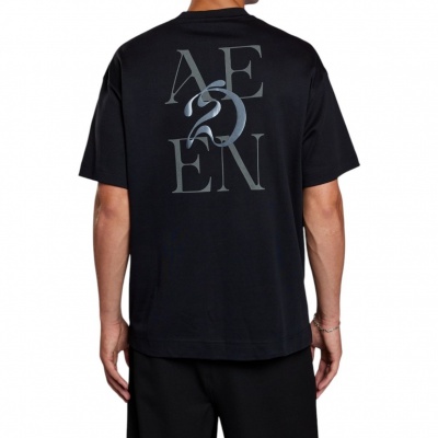 Foto van Aeden Heren T-shirt Zwart A22243064/1 Mourino Tee