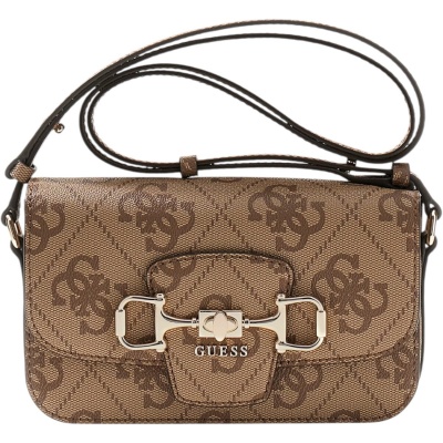 Guess Dames Tas Bruin HWOS99-24210/LTL Janie Logo Cnvrtbl Xbody Flap Foto van Guess Dames Tas Bruin HWOS99-24210/LTL Janie Logo Cnvrtbl Xbody Flap