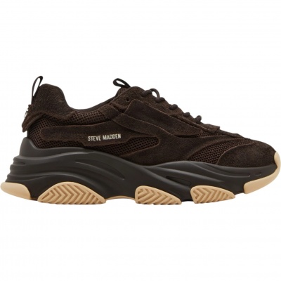 Foto van Steve Madden Heren Sneakers Bruin SM12000833/003 Possess-H