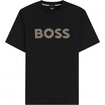 Foto van Boss Heren T-Shirt Zwart 50560466/002 C Thompson