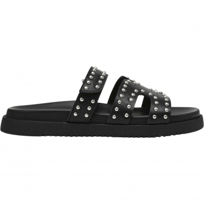 Foto van Steve Madden Dames Slipper Zwart SM11003772/032 Missile Studs