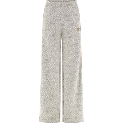 Guess Dames Broek Bruin V5BB15K1990/F0Yo 4G Rhombus Jacquard Straight L Foto van Guess Dames Broek Bruin V5BB15K1990/F0Yo 4G Rhombus Jacquard Straight L