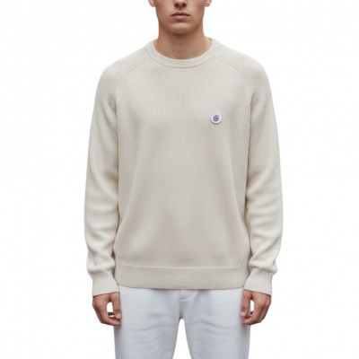 Foto van Boss Heren Trui Wit 50555124/131 C Ullian