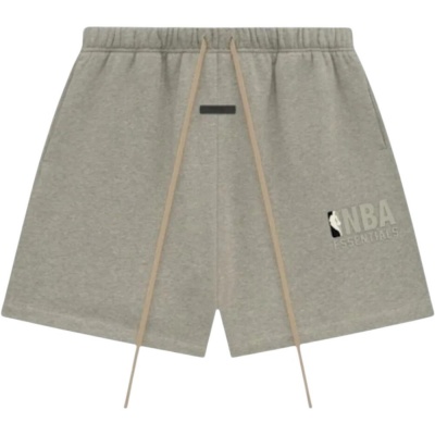 Fear Of God Korte Broek Grijs NBA Warm Heather Foto van Fear Of God Korte Broek Grijs NBA Warm Heather