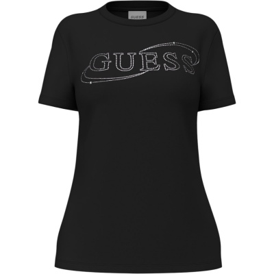 Foto van Guess Dames T-shirt Zwart V6BI01-K6248/JBLK Blossom