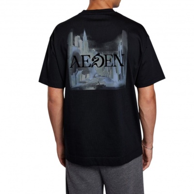 Foto van Aeden Heren T-shirt Zwart A22243154/1 Sylvain Tee