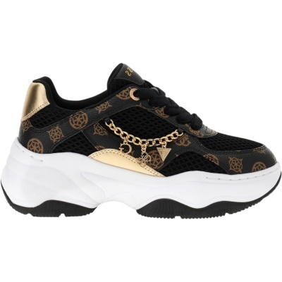 Foto van Guess Dames Sneakers Zwart FLPHAR-FAL12/BLKBR Harpaa