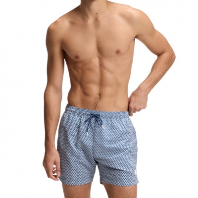 Foto van Boss Heren Korte Broek Blauw 50518968/462 Vibe