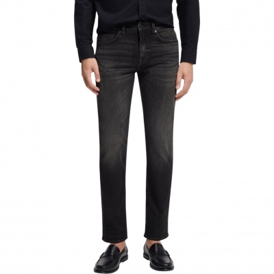 Foto van Boss Heren Jeans Zwart 50553405/002 Delaware